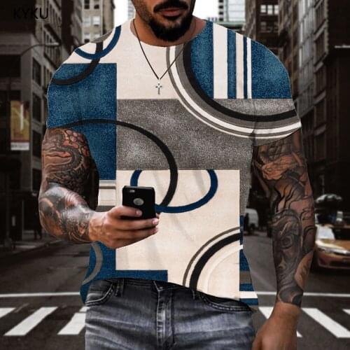 3d Tshirt Geometry T-shirt Men Abstract T-shirts 3d Psychedelic Funny T shirts Art Anime Clothes Short Sleeve summer Casual Tops
