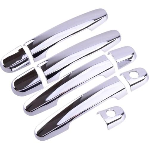 9Pcs/Set Car Chrome Door Handle Cover Trim Decoration Fit for Toyota Corolla Sedan 2003-2006 2007 2008 2009 2010 2011 2012 2013