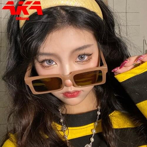 AKAgafas Square Sunglasses Women 2021 Retro Sun Glasses for Women High Quality Glasses Luxury Fashion Designer Gafa De Sol Mujer