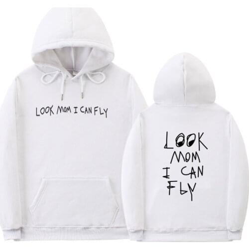 Off white Travis Scott hoodie ASTROWORLD hoodie look mom I can fly hoodieprinting mens hip hop pullover sweatshi white hoodie