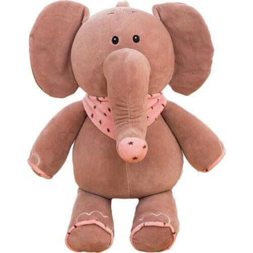 Soft elephant children plush toys baby kids for Christmas birthday stuffed toy gift Soft elephant doll