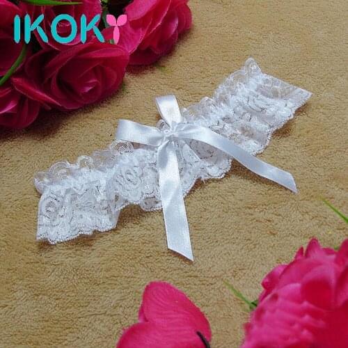 IKOKY Leg Harness Adult Products Women Bow Leg Ring Sexy Lace Floral Garter Sex Suspenders Punk Garter Belt Adult Games