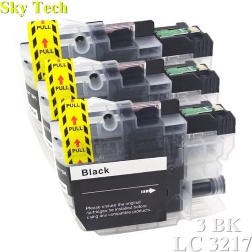 3BK Compatible Ink Cartridge For LC3217BK LC 3217BK , For Brother MFC-J5330DW J5335DW J5730DW J5930DW J6530DW J6930DW J6935DW