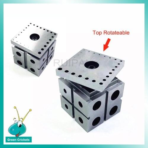 Metal Riveting Drilling Stakes Base Movement Holder Watch Jewelry Repair Tool