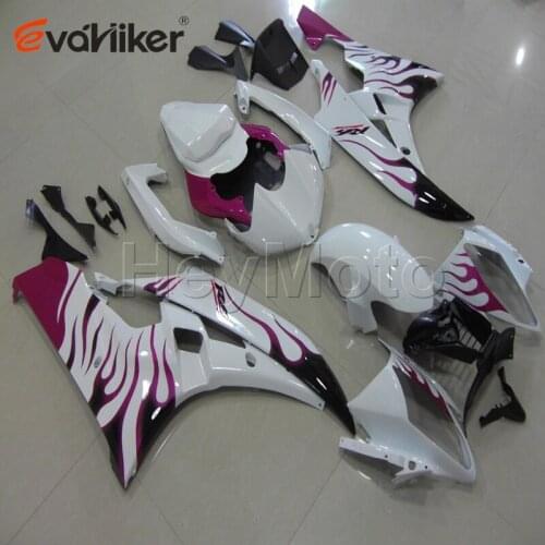 ABS motor fairing for YZFR6 2006 2007 red flames YZFR6 06 07 Body Kit Motorcycle panels Injection mold