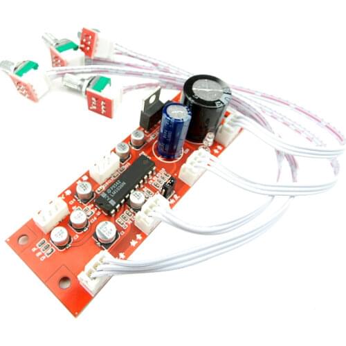 LM1036 Preamp Amplifier Audio Tone Preamplifier Board Preamplificador NE5532 Potentiometer Separate A8-001