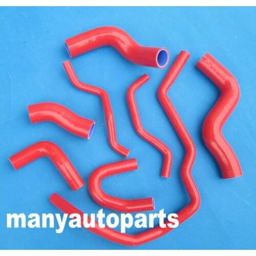 Silicone Radiator Ancillary RED Hose FOR VW Golf GTI FSI MKV/MK5 V 2.0 Turbo A5/PQ35