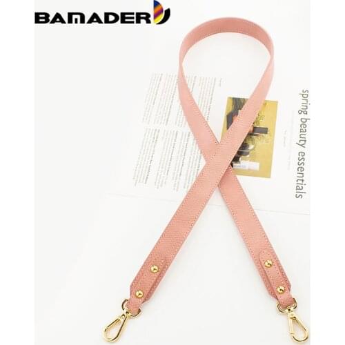 BAMADER Shoulder Bag Strap Replacement Handbag Handle Belt Genuine Leather Luxury Bag Straps Womens Remodeling Bag Accessories