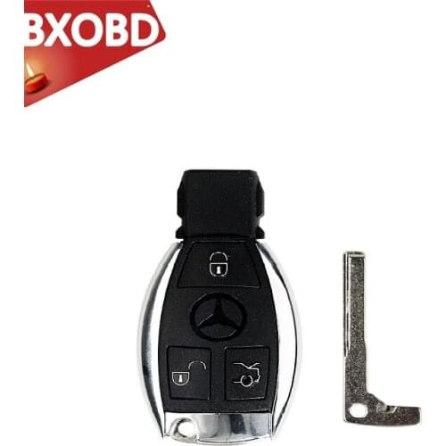 Smart Key Shell 3 Buttons for Mercedes Work with CGDI for MB Be Key