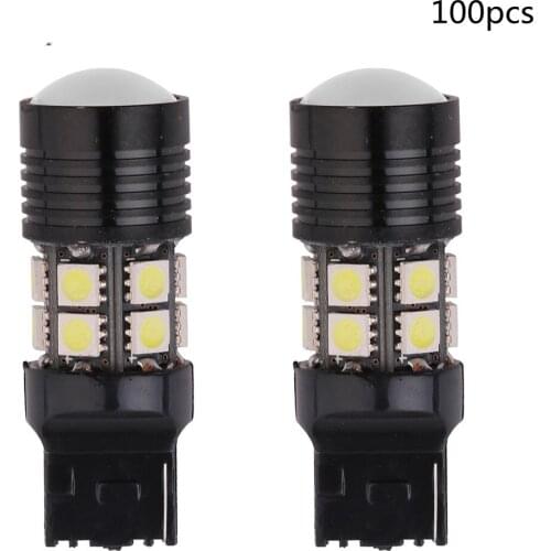 100pcs Super Bright 1156 P21W 12 SMD 5050 R5 Car LED Backup Lights 360 Lighting Auto Parking 12led Bulbs