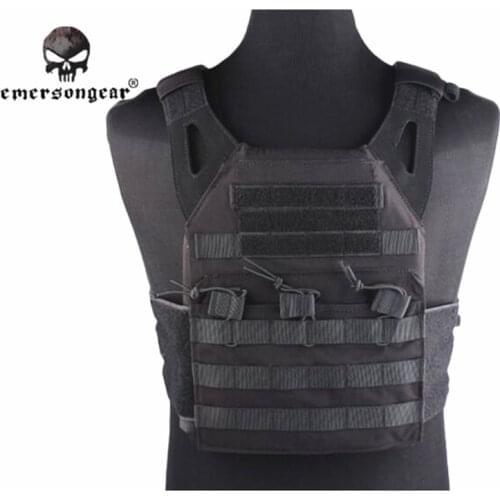 1000D Airsoft Emerson JPC Tactical Vest Simplified Version (Black) Tactical Vest Army Combat Gear EM7344F Free Shipping