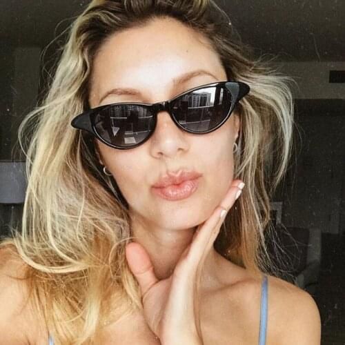 2020 New Cat Eye Fashion Retro Plastic Sunglasses Ladies Brand Designer Retro Too Glasses UV400 De Sol Femme Oculos