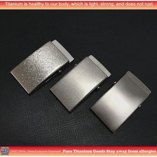 Casual automatic Titanium Buckle (1½") Nickel Free Titanium Buckles 35 mm / 38 mm