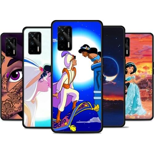 Aladdin Jasmine Princess For Realme 8 GT Neo Flash Edition Explorer Master Q3 Pro Narzo30 C21 C11 C20A C21Y Phone Case