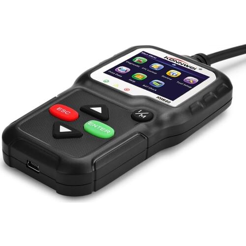 Car Diagnostic Tool KW680 OBD2I Vehicle Scanner Support Read Codes & Erase Codes EOBD Scan Device