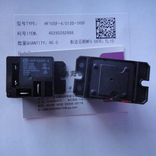 Free shipping lot(5pieces/lot) 100%Original New HF HF105F-4-012D-1HSF JQX-105F-4-012D-1HSF 4PINS 30A240VAC 12VDC Power Relay