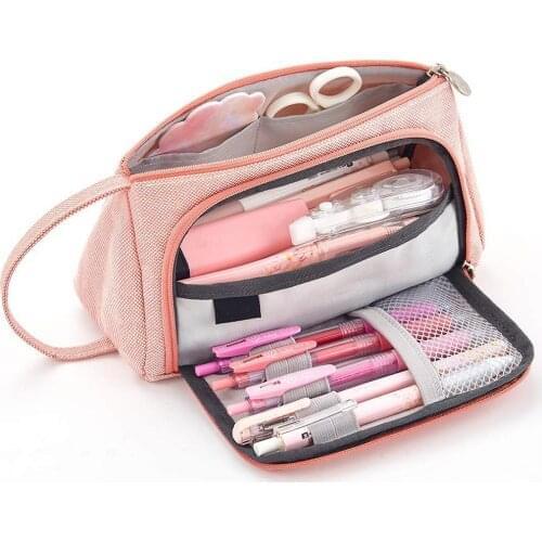 Pencil Case Large Capacity Pencilcase School Pen Case Supplies Pencil Bag School Box Pencils Pouch Stationery