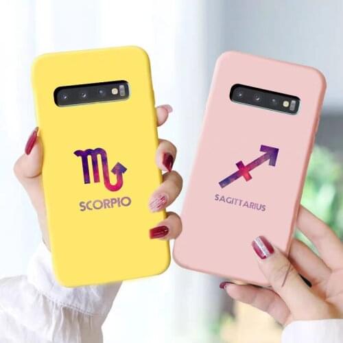 Zodiac Sign phone Case Cover for Samsung Galaxy s20 Ultra s8 s9 s10 plus A50 A10 A20 A30 A70 A60 A51