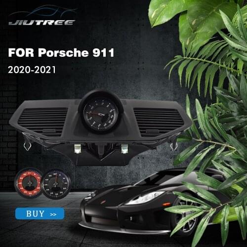 For Porsche 911 2020-2021 Car Interior Dashboard Stopwatch Decoration Clock Compass