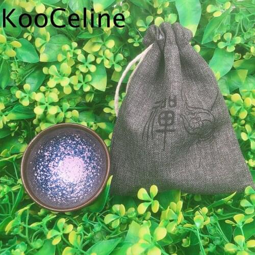 Chinese Vintage Style Ceramics Teacup Bowl Cup Room Home Aquarium Decoration Accessories Gemstone