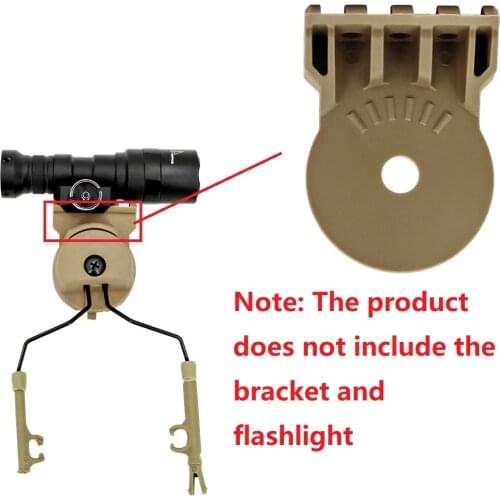 For mounting tactical lights helmet bracket accessory kit tactical headset helmet pelcom comtac i ii iii bracket ARC rail adapte
