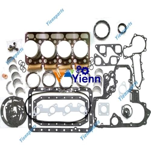 V1501 Overhaul Rebuild Kit Piston Ring Bearing Set For Kubota Tractor Excavator LOADERS Engine Parts