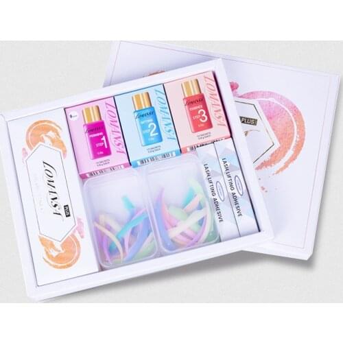 Lomansa Permania Perm Eyelash Kit Kroea Eyelash Extension Curling Silicone Sets Long Lasting Growth Treatment Makeup Tools