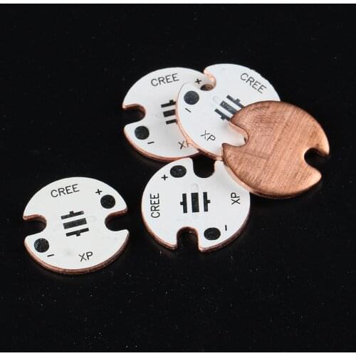 16mm*1.6mm DTP copper plate for CREE XPE XPL XPG