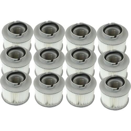MSPA REPLACEMENT FILTER PACK X 12 INFLATABLE HOT TUB - KEEP IT CLEAN