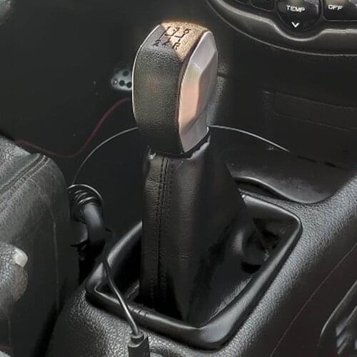 New Chrome Car Gear Shift Knob Manual 5 Speed For CITROEN C1 C3 C4/For PEUGEOT 206 207 306 307 308 405 406 407 508 607 806