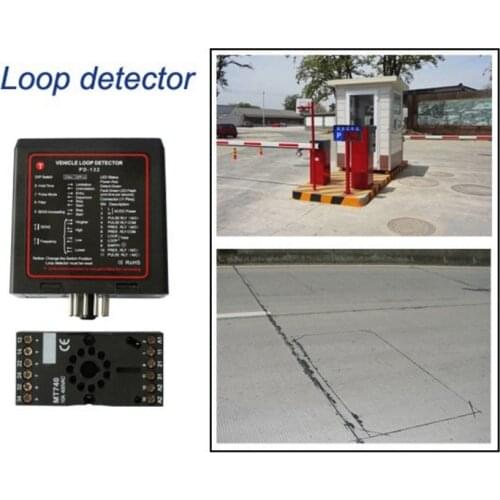 Single Channel Vehicle Loop Detector Induction Obstacle Barrier Sense Radar Sensor for Car Parking Gate Barrier Opener PD-132