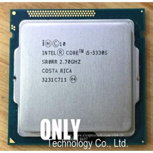 Intel Core i5 3330S i5-3330S Processor (6M Cache, 2.7GHz) LGA1155 Desktop CPU 100% working properly Desktop Processor