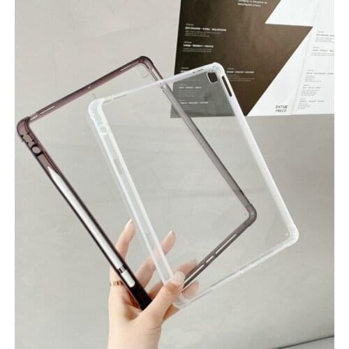 Transparent Clear Case For IPad Pro 9.7/10.5/11/12.9 shell IPad 10.2 IPad 9.7 Air 2/3/4 Mini 2/3/4/5 Cover With Pen Holder