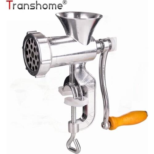 Transhone Manual Meat Grinder Aluminum Alloy Sausage Maker Noodles Grinding Machine Sausage Stuffer Kitchen/Cooking Accessories