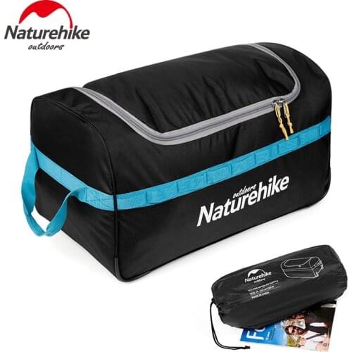 Naturehike 110L Large Capacity Outdoor Camping Equipment Storage Bag Portable Foldable Tourism Travel Luggage Bags With Wheels