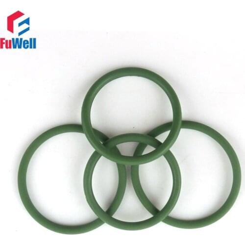 5pcs 4mm Thickness Green FKM O-Rings Seal Gasket Washer 85/90/95/100/105/110/115/120/125/130mm OD FKM O Ring Gaskets
