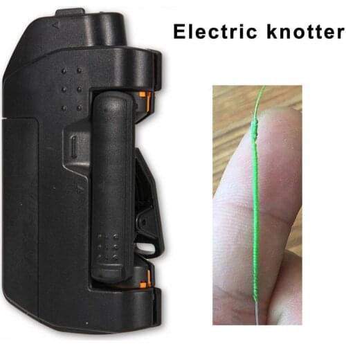 Portable Wire Knotter Electric Automatic Tying Stainless Steel Wire Tying Knotter for Fishing Wire PE Wire Automatic Tying