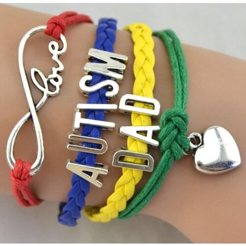 Jewelry Trends Alloy Jewelry For Girls Cross Faith Infinity Love Dad Handmade Silver Jewelry