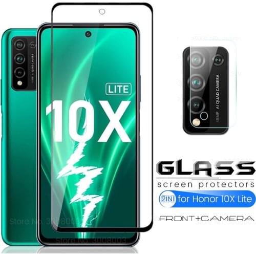 Honor10x lite glass camera protector for huawei honor 10x lite onor 10 x light x10 little 6.67'' tempered glass film tremp safty