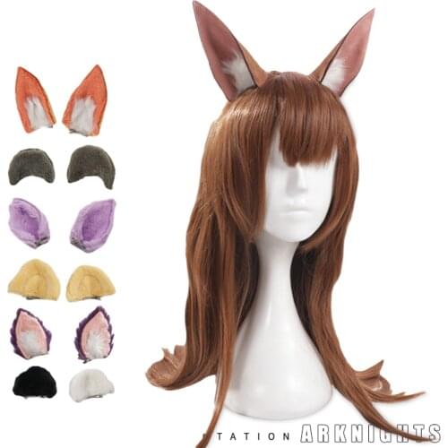 Brdwn Arknights Eyjafjalla Shirayuki Franka Lappland Beehunter Nearl Melantha Myrrh Cosplay Hairpin Hairwear Ear Hair Clip