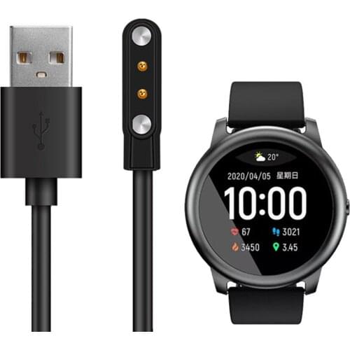 1PC Smart Watch Dock Charger Adapter Magnetic USB Charging Cable Base Cord Wire for Haylou Solar LS05 Sport Smart Watch