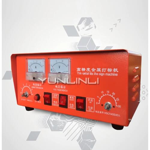 300W Etching Coder Metal Tits Signing Machine New Electrochemical Metal Maker 0.6-10S Marking Pattern On Metal Steel HNW-300