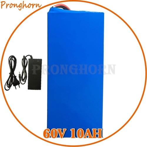 60V Lithium Battery Pack 60V Electric Scooter Battery 60V 10AH Electric Bicycle Battery 60V 10AH Ebike With 67.2V 2A Charger