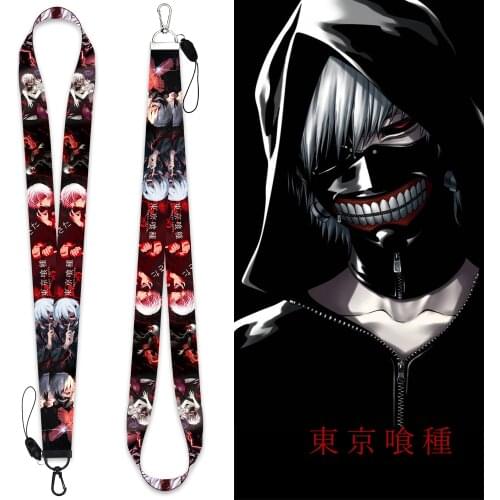 Anime Tokyo Ghoul Peripheral Lanyard Detachable Mobile Phone Pendant Tokyo Ghoul Hand Strap Wristband
