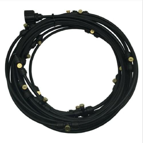 JOYLIVE Atomizing Nozzle Mist Mist Dusting Humidification Cooling Kit Summer Sprinkler Brass Nozzle Garden Park Watering