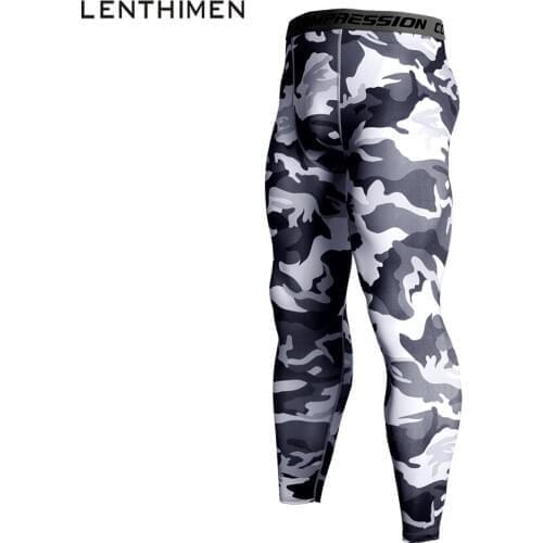 Camouflage Compression Pants Sports Running Tights Men Jogging Leggings Gym Mens Soccer Training Sport Pants Male Camo Trousers