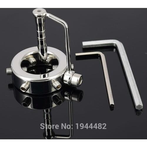 SODANDY Penis Ring Steel Urethral Dilator Cock Ring Urethral Sound Metal Male Chastity Device Stainless Steel Penis Plug Sex Toy