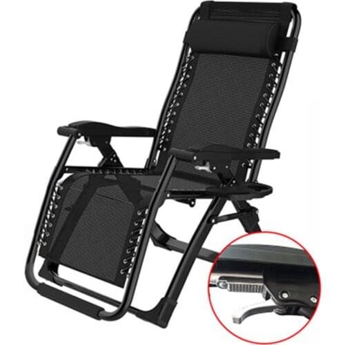 Reclining Chair Folding Lunch Break Portable Summer Nap Home Back Chair Balcony Leisure Lazy Cool Chair Rocking Chair