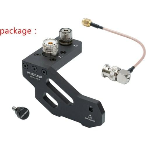 CNC Aluminum Alloy Quick Release Antenna Bracket For ICOM IC-705 Portable Shortwave Radio