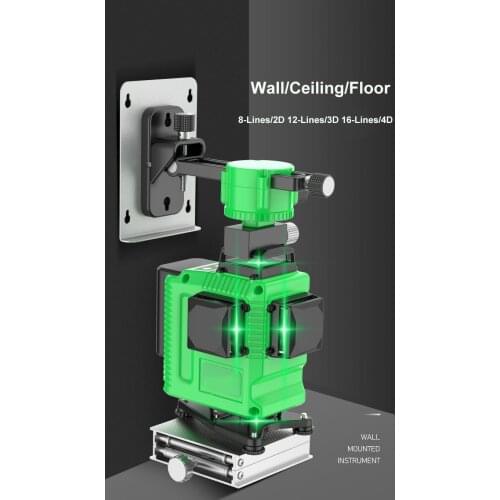 XEAST Laser Level Powerful 8 12 16 Lines 3D Self-Leveling Horizontal&Vertical Cross Lines 360 Degrees Rotary Adjustment
